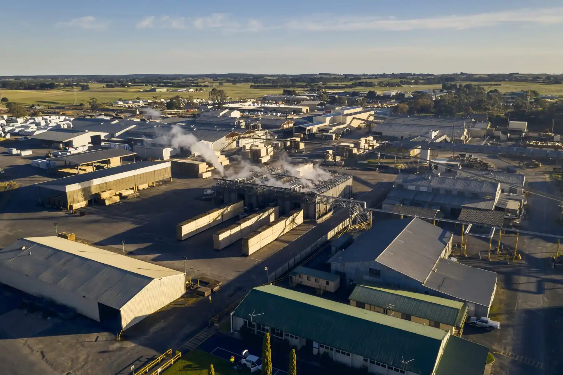 Batch kilns at Mt Gambier